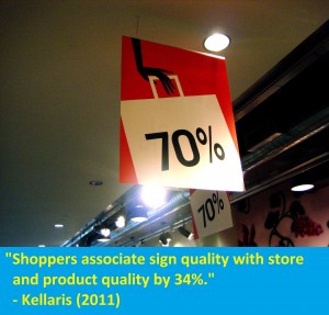 70% store signage