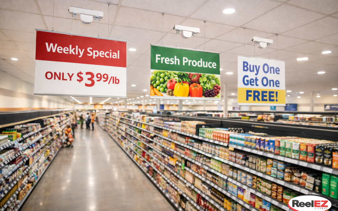 Reel E-Z Display: An Economical Solution for In-Store Signage