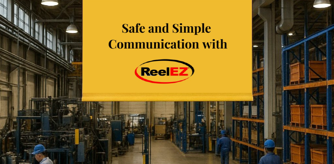 Safe and Simple Communication on the Assembly Line with Reel E-Z Display Retractable Signage