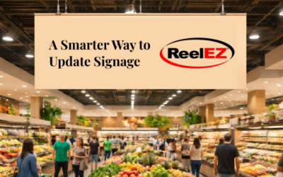 Why More Grocery Stores in the US and Canada Are Choosing Reel E-Z Display for Sign Hanging