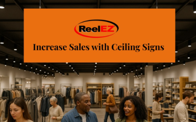How Ceiling Signs in Retail Stores Can Increase Sales